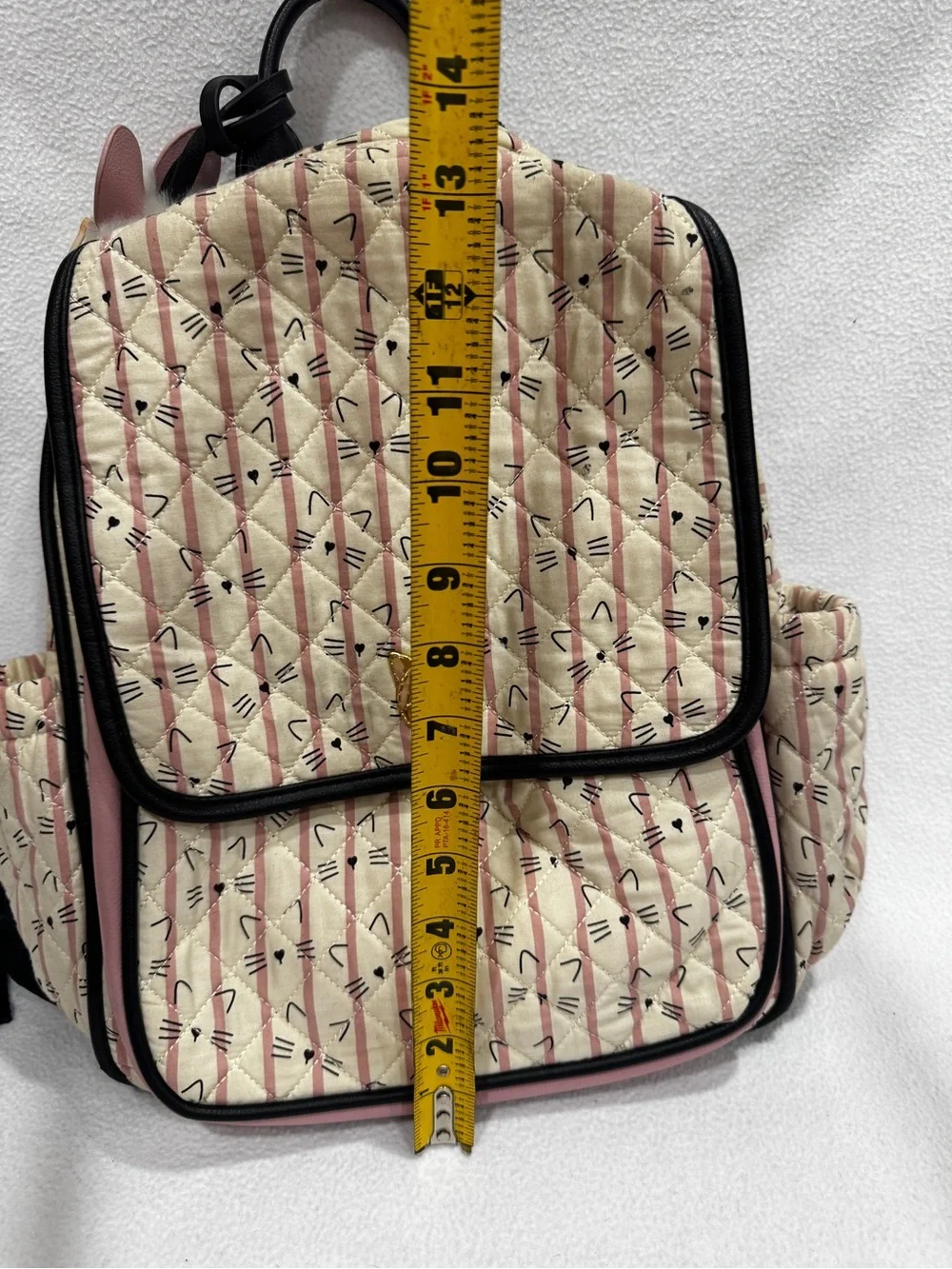 Betsey Johnson quilted backpack